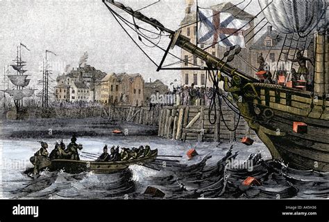 Die Boston Tea Party: Ein Protest gegen die britische Steuerpolitik und ein Vorbote der Amerikanischen Revolution